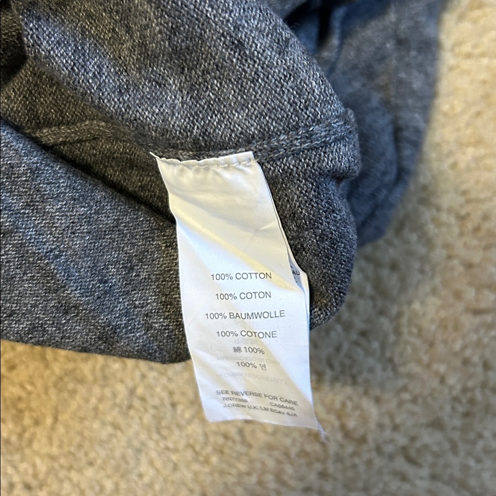 J Crew cotton sweater-sweatshirt (x-small slim) - Picture 4 of 4